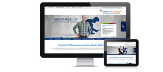 Webseite mit aufwind.seminarManager für den Rhein-Main-Campus Frankfurt | © aufwind Group